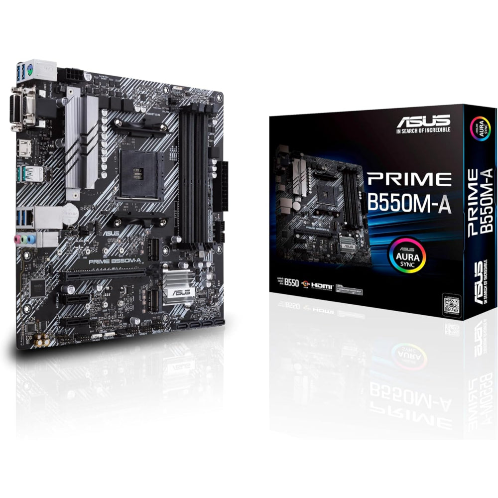 ASUS Motherboard PRIME B550M-A AM4 Micro-ATX ASUS Motherboard PRIME B550M-A AM4 Micro-ATX